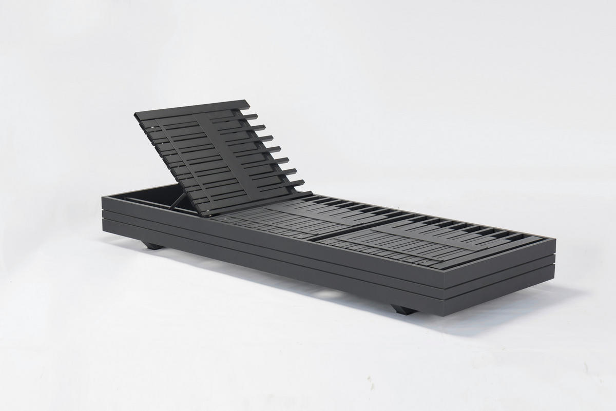LOUNGEGARNITUR 6-teilig  - Anthrazit/Teakfarben, Modern, Holz/Textil (309/309cm)