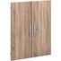 TÜR - Silberfarben/Sonoma Eiche, KONVENTIONELL, Holzwerkstoff/Kunststoff (76/102cm) TÜR - Silberfarben/Sonoma Eiche, KONVENTIONELL, Holzwerkstoff/Kunststoff (76/102cm)