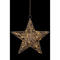 LED-DEKOLEUCHTE - Goldfarben, Basics, Kunststoff (36/9/36cm)