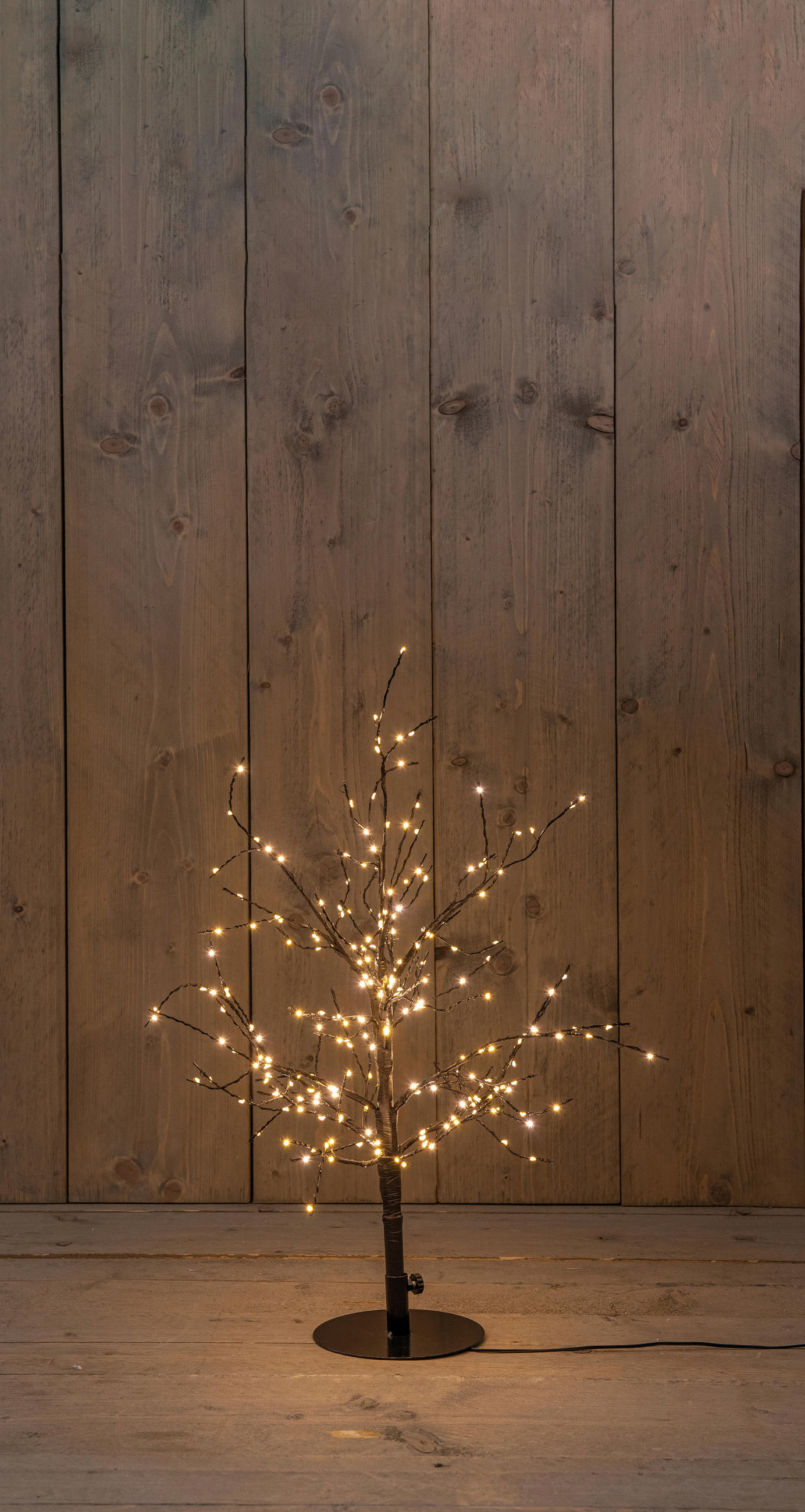 LICHTERKETTE  - Schwarz, Basics, Metall (120cm)
