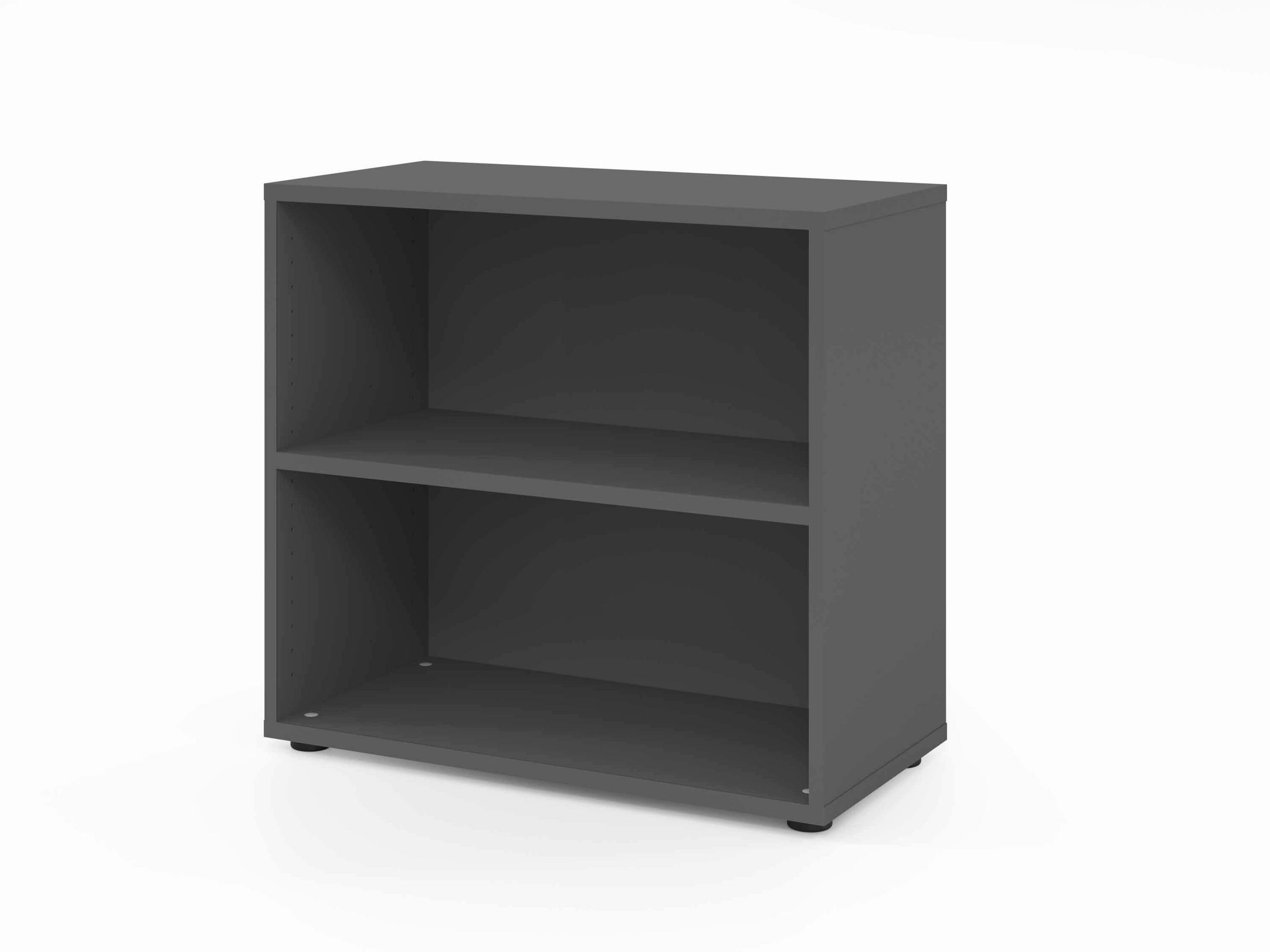 AKTENREGAL Graphitfarben  - Graphitfarben, Basics, Holzwerkstoff (80/74,8/40cm) - Venda