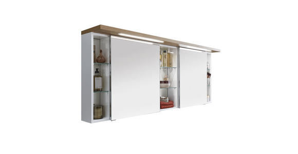SPIEGELSCHRANK - Design, Glas/Holzwerkstoff (170/66,8/15cm) - Novel