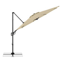 AMPELSCHIRM 310 cm Anthrazit, Sandfarben  - Sandfarben/Anthrazit, Basics, Textil/Metall (310cm) - Doppler
