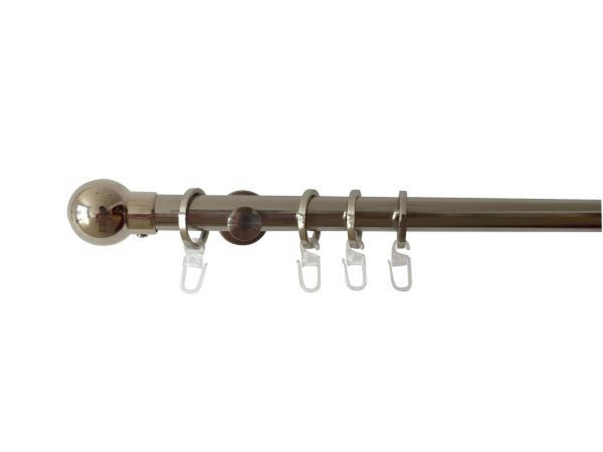 GARNIŠNA SET srebrna, metal - srebrna, Osnovno, metal (120cm) - Homeware