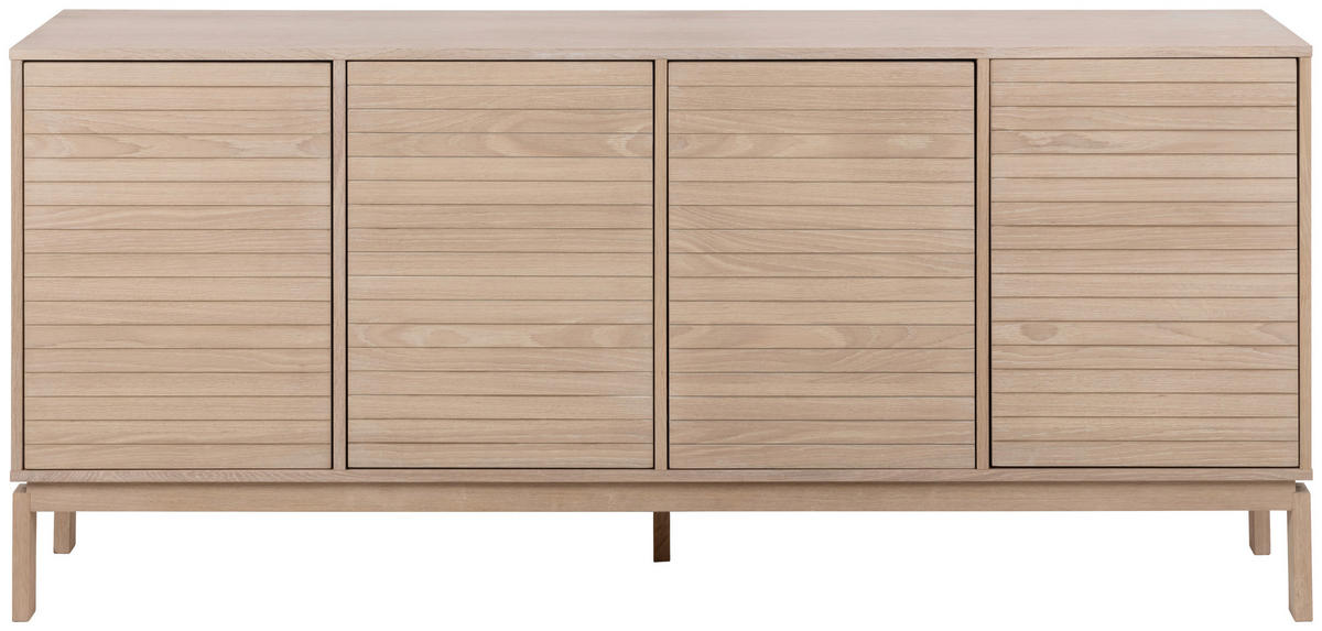 SIDEBOARD 180/80/40 cm  in Eichefarben  - Weiss/Eichefarben, Design, Holz/Holzwerkstoff (180/80/40cm) - Livetastic