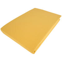 SPANNLEINTUCH 90-100/200 cm Jersey  - Gelb, Basics, Textil (90-100/200cm) - Bio:Vio