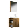 GÄSTEBAD 52 cm  - Honigeiche/Weiß, MODERN, Keramik/Holzwerkstoff (52cm) - MID.YOU