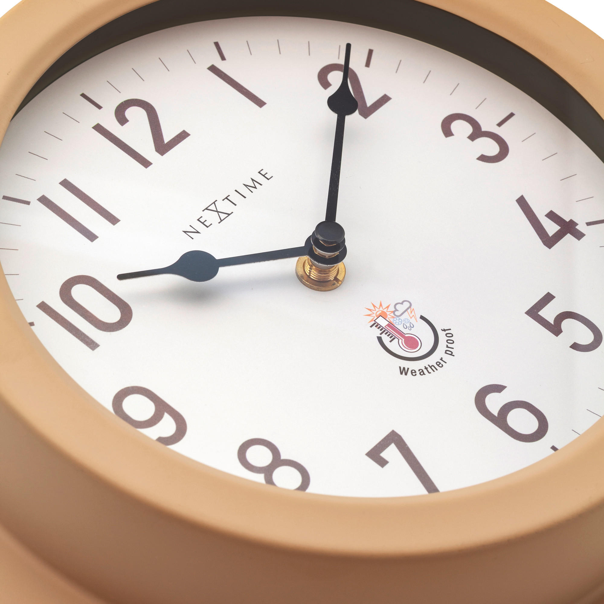 Thumbnail - Wanduhr, Braun, Metall, 22x22x5.5 cm, RoHS, CE, Dekoration, Uhren, Wanduhren