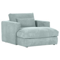 XXL-SESSEL - Schwarz/Hellblau, ROMANTIK / LANDHAUS, Kunststoff/Textil (120/67/140cm) - Landscape