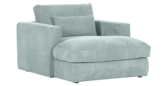 XXL-SESSEL - Schwarz/Hellblau, ROMANTIK / LANDHAUS, Kunststoff/Textil (120/67/140cm) - Landscape