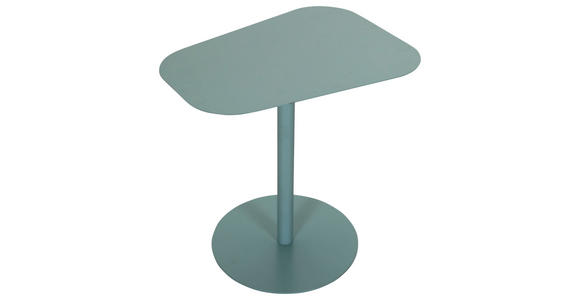 BEISTELLTISCH 50/38/50 cm Mintgrün organisch  - Mintgrün, Design, Metall (50/38/50cm) - Landscape