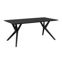 GARTENTISCH 180/90/75 cm Metall, Stein rechteckig  - Dunkelgrau/Anthrazit, MODERN, Stein/Metall (180/90/75cm) - Amatio