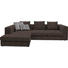 WOHNLANDSCHAFT in Textil Braun - Schwarz/Braun, Design, Kunststoff/Textil (194/304cm) - Dieter Knoll WOHNLANDSCHAFT in Textil Braun - Schwarz/Braun, Design, Kunststoff/Textil (194/304cm) - Dieter Knoll