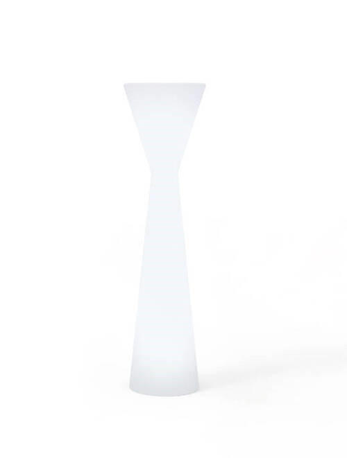 LED-AUßENLEUCHTE KONIKA 45,5/170/45,5 cm   - Weiß, Design, Kunststoff (45,5/170/45,5cm) - New Garden