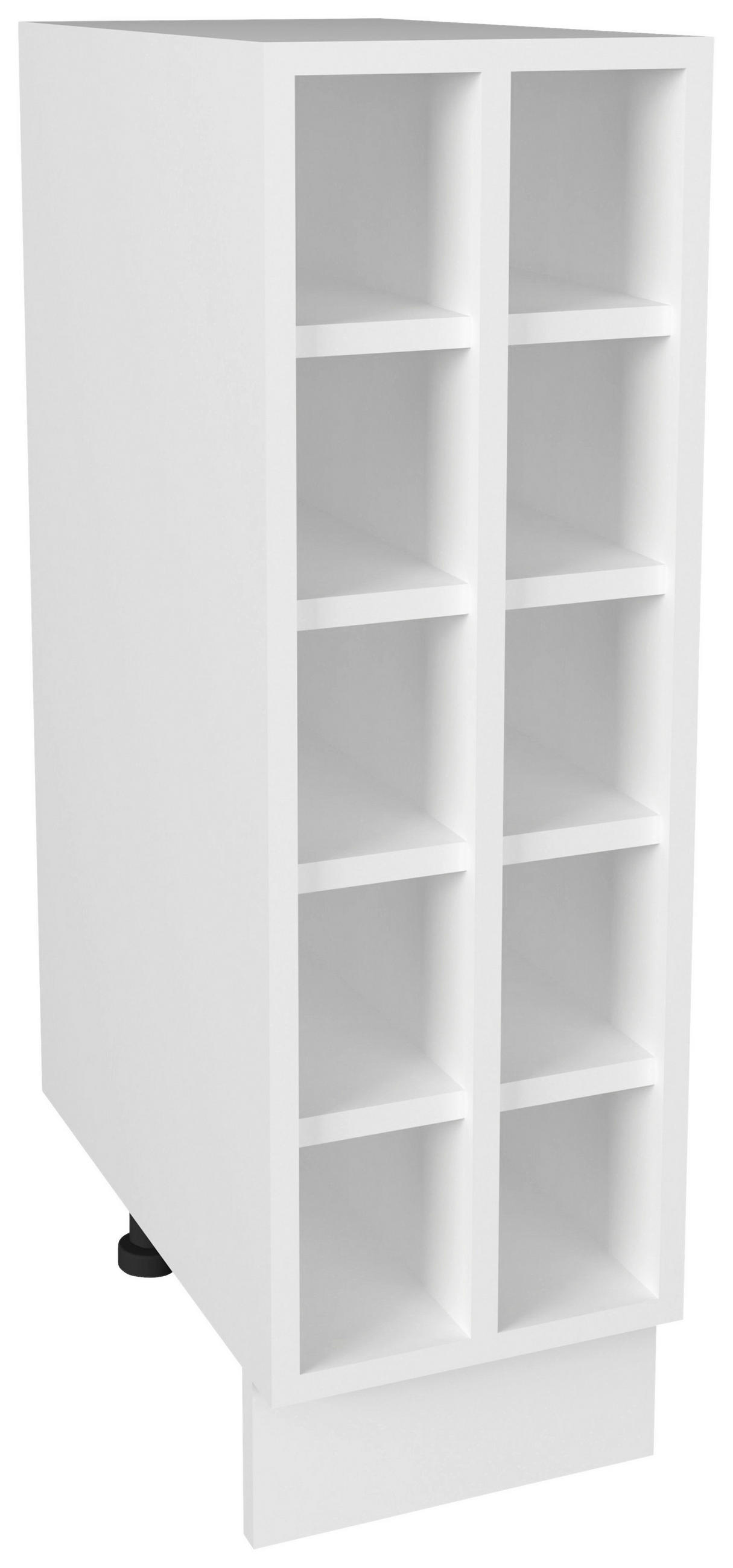 BÄNKSKÅP 25/82/44 cm  i vit  - vit, Design, trämaterial (25/82/44cm) - MID.YOU