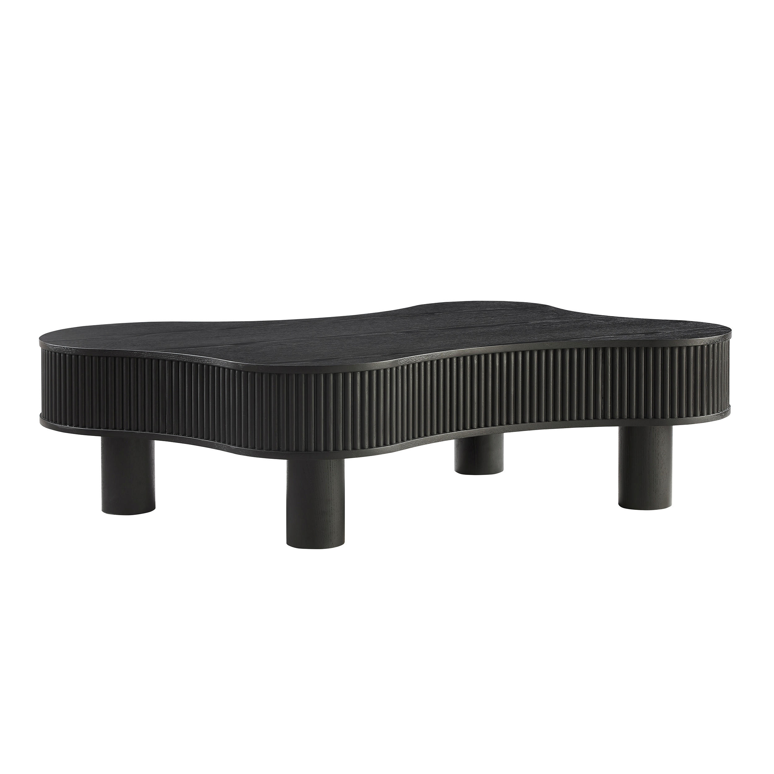 COUCHTISCH - Schwarz, MODERN, Holzwerkstoff (116/77/32cm) - Livetastic