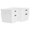 AUFBEWAHRUNGSBOXEN-SET  - Weiß, Basics, Kunststoff - Homeware