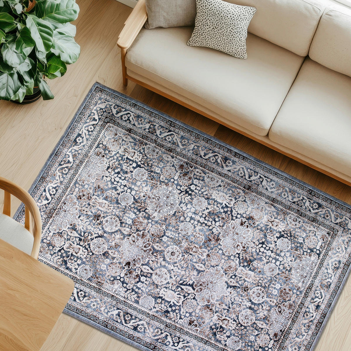 FLACHWEBETEPPICH 160/230 cm Piper Grau rechteckig  - Grau, Basics, Textil (160/230cm) - Astra