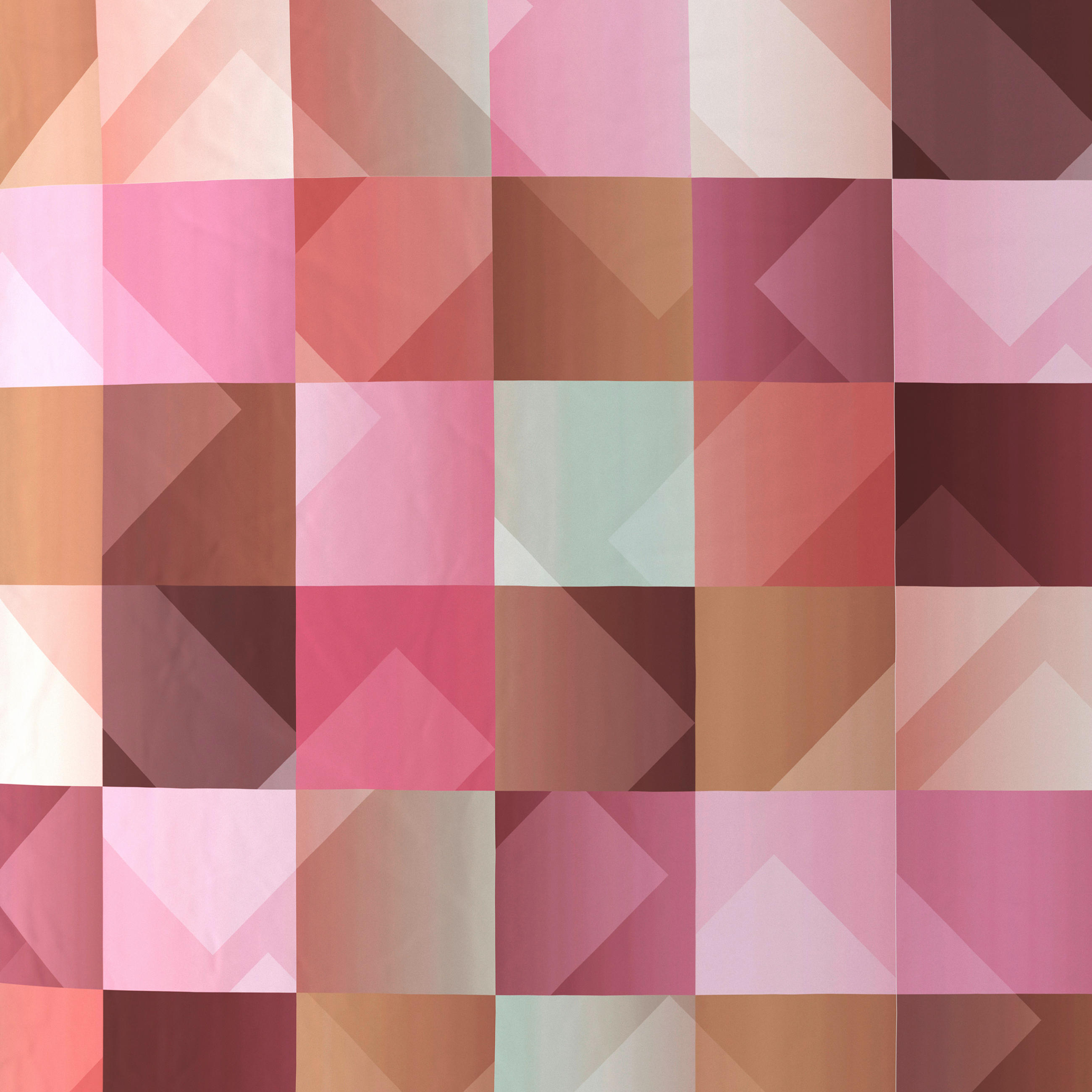 Thumbnail - Novel Bettwäsche Javerdat, Rosa, Textil, Karo, 135x200 cm, schadstoffgeprüft, atmungsaktiv, Schlaftextilien, Bettwäsche,...