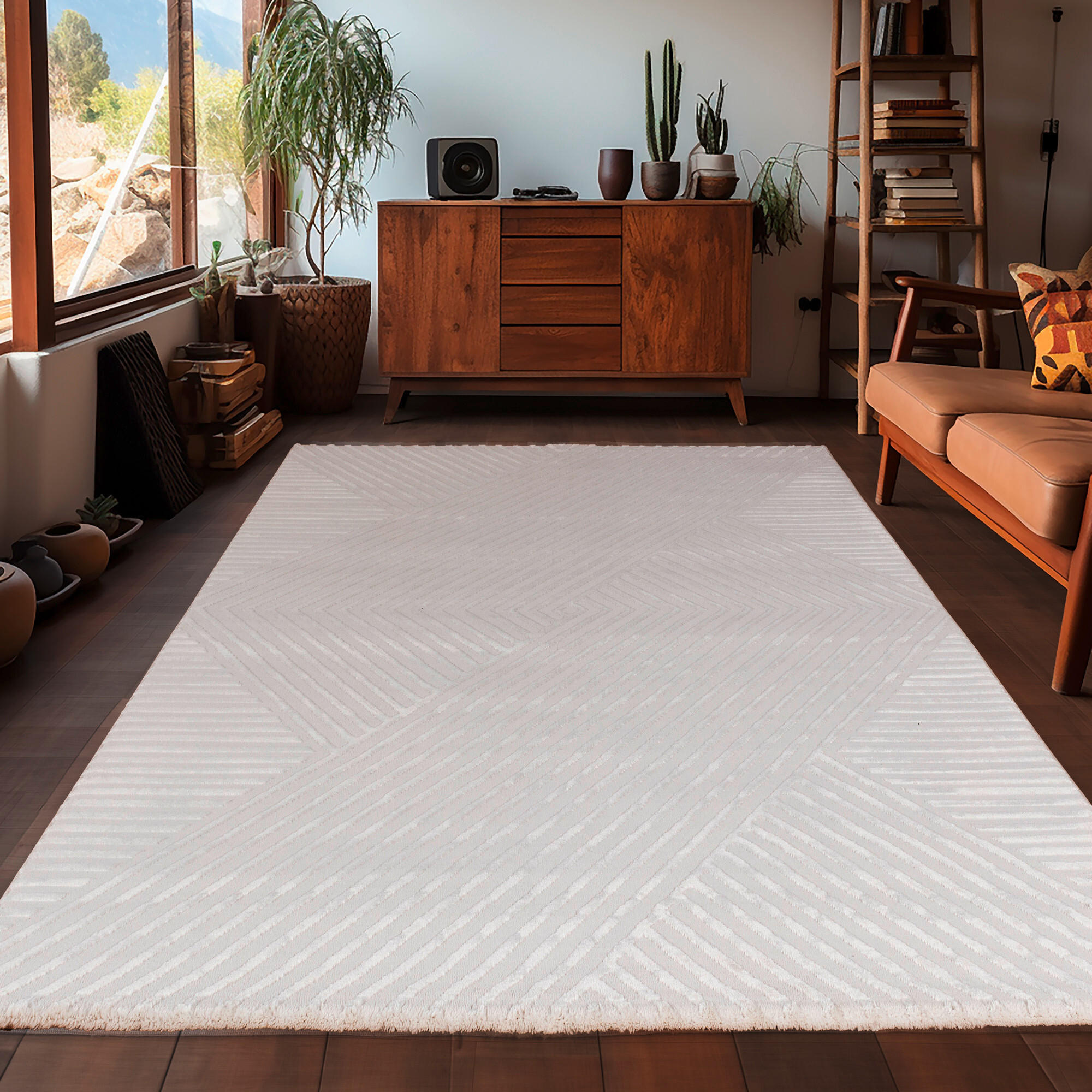 WEBTEPPICH 240/340 cm Sahara Creme  - Creme, Design, Textil (240/340cm) - Novel