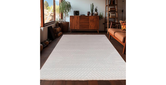 WEBTEPPICH 120/170 cm Sahara Creme  - Creme, Design, Textil (120/170cm) - Novel
