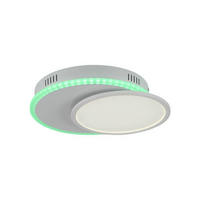 LED-Deckenleuchte 45/33/7,5 cm   - Weiß, Design, Kunststoff/Metall (45/33/7,5cm)