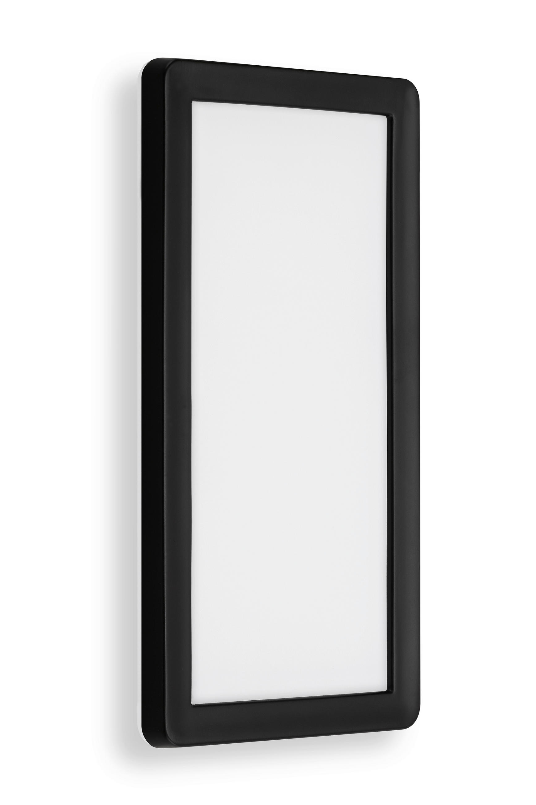 ZUNANJA STENSKA SVETILKA     28/2,5/15 cm          - črna, Basics, umetna masa (28/2,5/15cm)