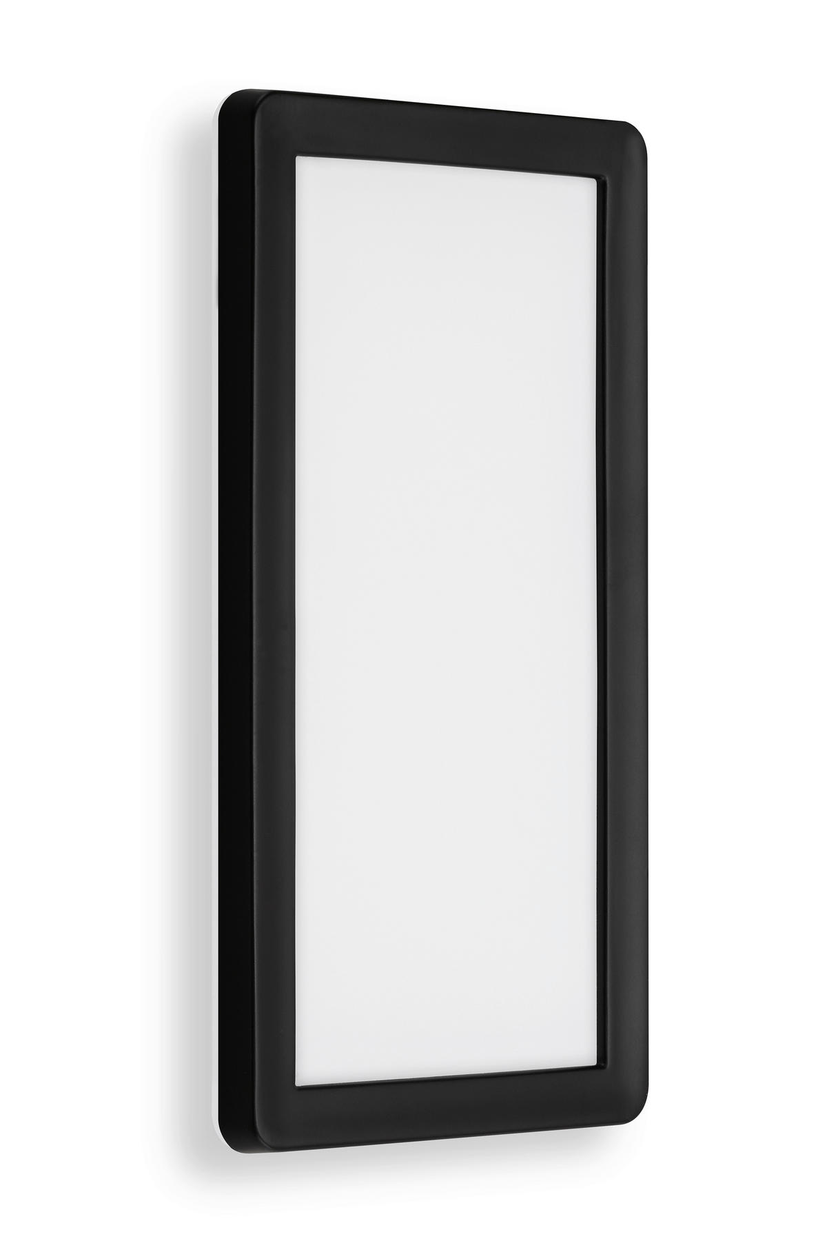 ZIDNA SVJETILJKA VANJSKA  - crna, Basics, plastika (28/2,5/15cm)