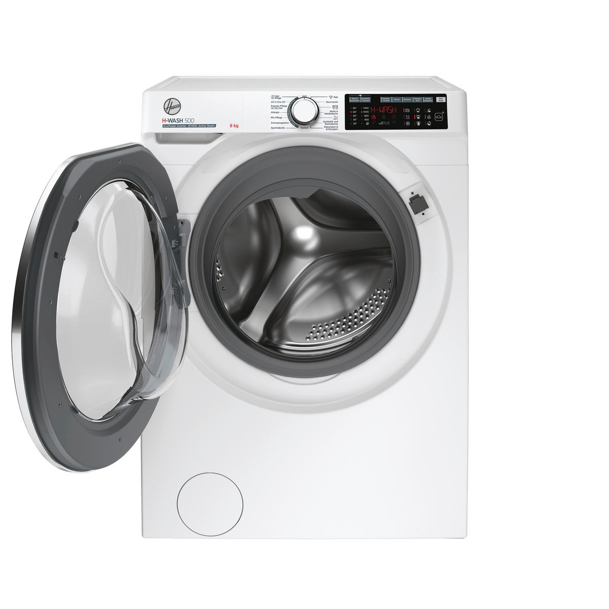 WASCHMASCHINE HWQ 48AMC/1-84   - Weiß, Basics, Glas/Kunststoff (60/85/54cm) - Hoover