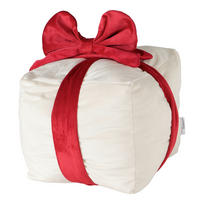 ZIERKISSEN  - Rot/Weiß, Basics, Textil (28/28/31cm) - Boltze Home