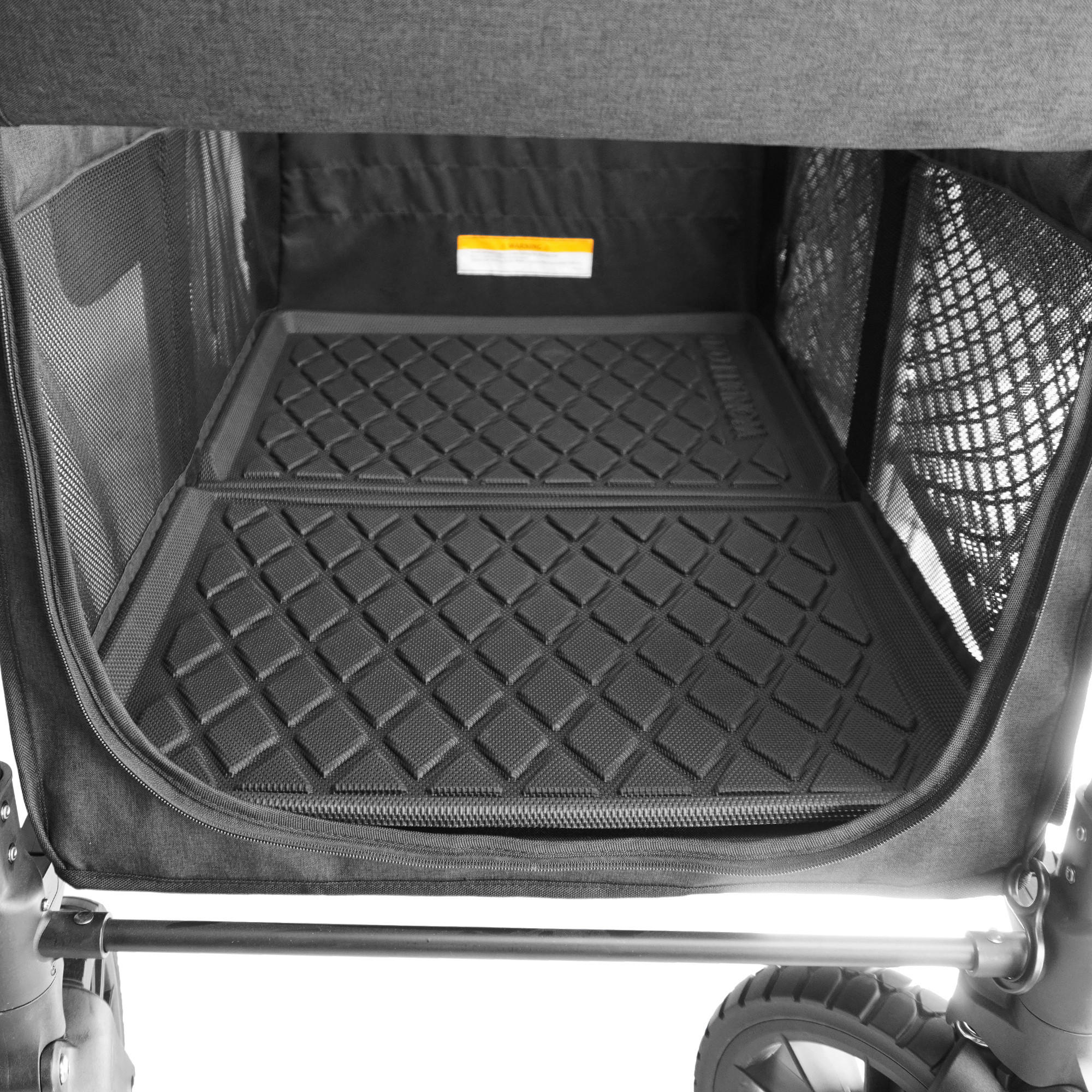KINDERWAGENAUSSTATTUNG W2 All Weather Floor Mat  - Basics (85.09/52.07/1.91cm) - WONDERFOLD