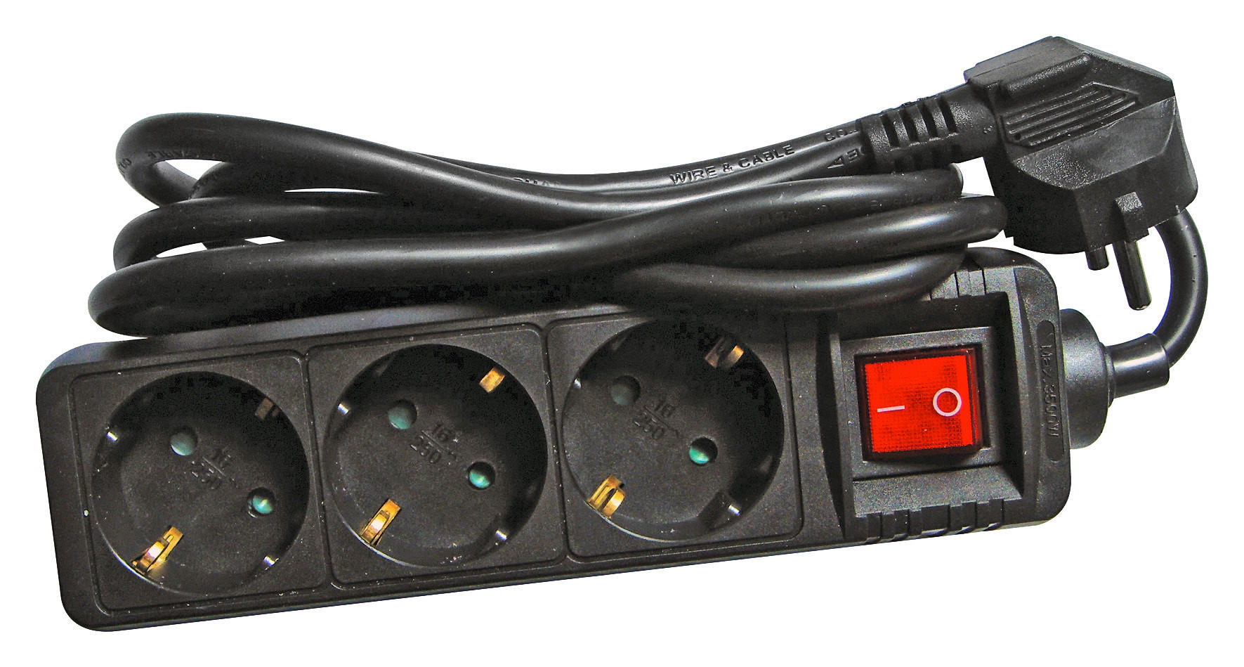 Boxxx Steckdosenleiste Schwarz 20.1x5.4x4.4 cm