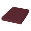 SPANNBETTTUCH Jersey  - Dunkelrot, Basics, Textil (100/200cm) - Janine
