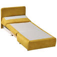 SCHLAFSESSEL  mit Flachgewebe Gelb  - Gelb, Design, Textil (90/89cm) - Novel