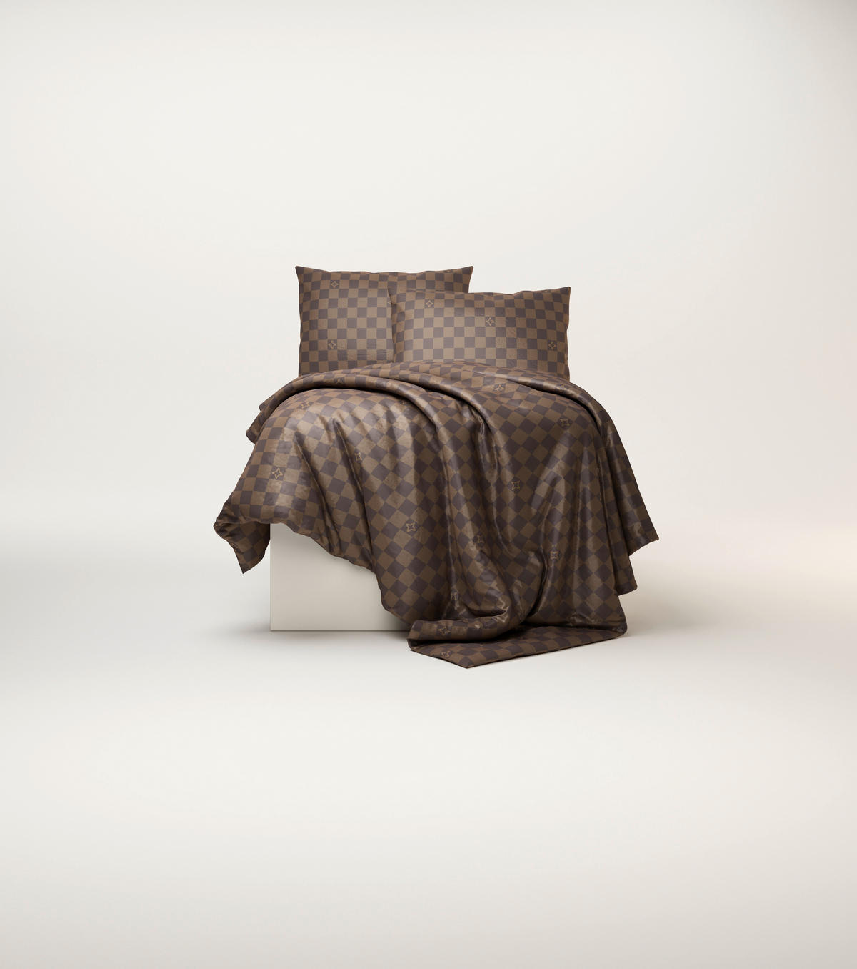 BETTWÄSCHE Satin 140/200 cm  - Braun, Design, Textil (140/200cm) - Ambia Home