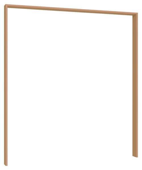 PASSEPARTOUTRAHMEN 183/200/12 cm Plankeneiche - Plankeneiche, Design, Holzwerkstoff (183/200/12cm) - Boxxx