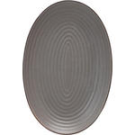 SERVIERPLATTE FARMHOUSE 21/31 cm  - Taupe, Design, Keramik (21/31cm) - Landscape