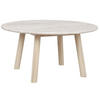 SOFFBORD i trä, sten 90/45 cm  - vit/ekfärgad, Klassisk, trä/sten (90/45cm) - Rowico