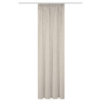 FERTIGVORHANG  halbtransparent   140/225 cm  - Taupe, Basics, Textil (140/225cm)