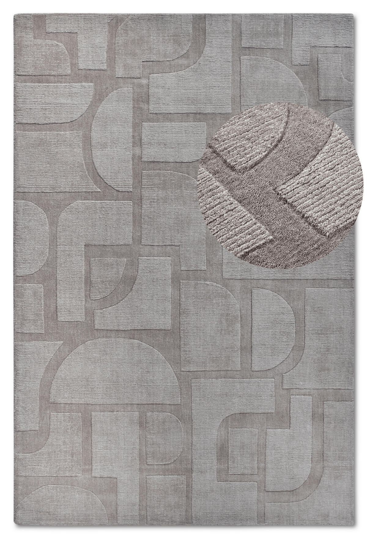 HANDWEBTEPPICH 80/150 cm Kollektion 1906 Grau  - Grau, Basics, Textil (80/150cm) - Villeroy & Boch