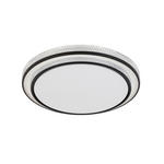 LED-DECKENLEUCHTE 41/9 cm   - Schwarz/Weiß, Basics, Kunststoff/Metall (41/9cm) - Novel