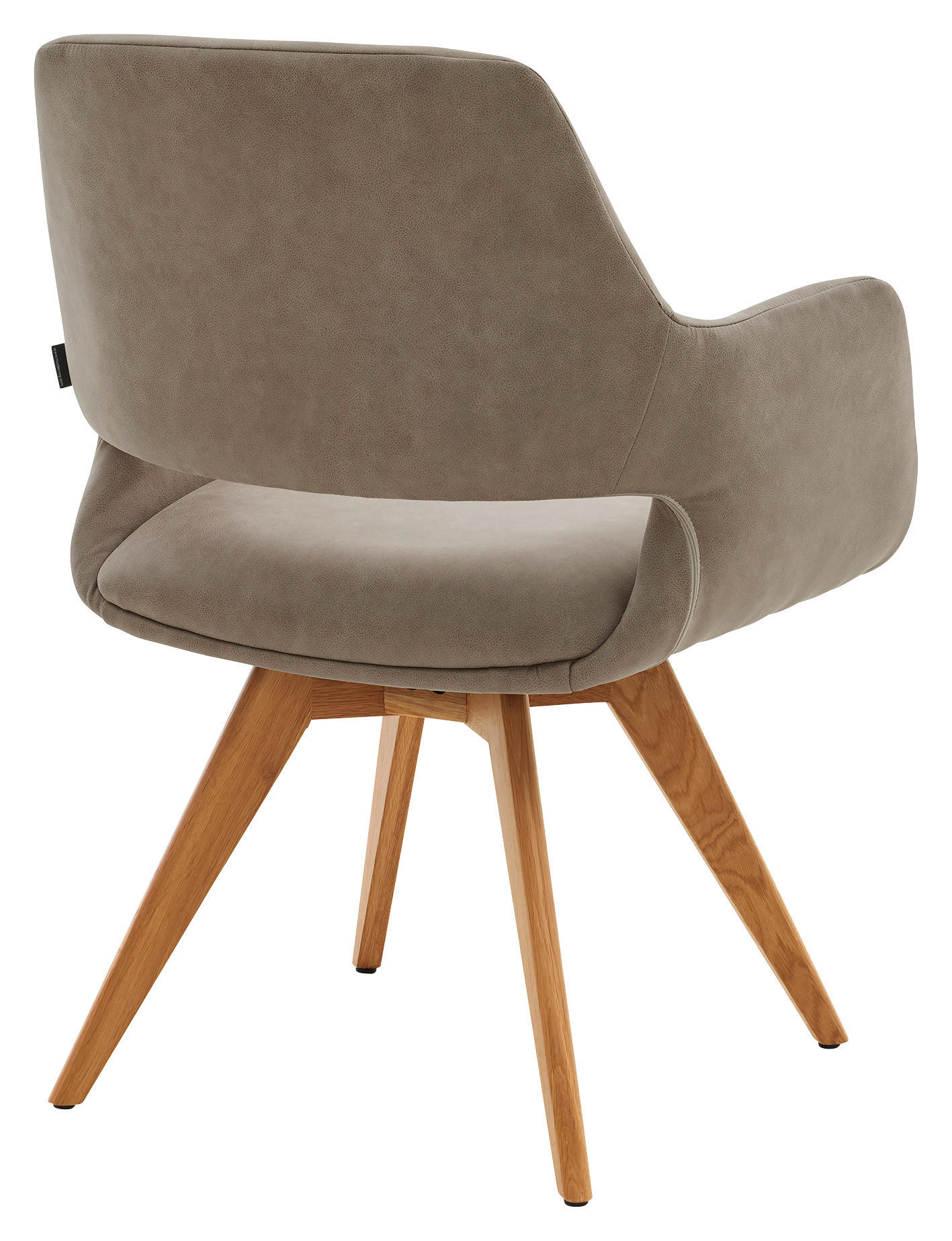 Thumbnail - Musterring Armlehnstuhl, Beige, Holz, Textil, Eiche, massiv, Stativgestell, 62x83x62 cm, Stoffauswahl, Sitzfläche 180° d...