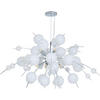 HÄNGELEUCHTE EXPLOSION 98/150 cm   - Chromfarben/Klar, Design, Glas/Metall (98/150cm) - Näve