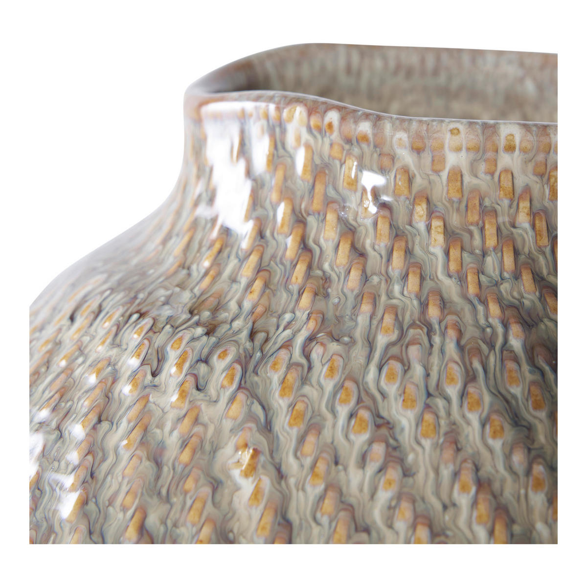VASE  - Multicolor, Design, Keramik (26/30.5/26cm)