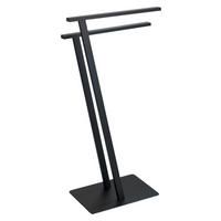 HANDTUCHHALTER Schwarz  - Schwarz, Basics, Metall (20/76,5/40cm) - Wenko