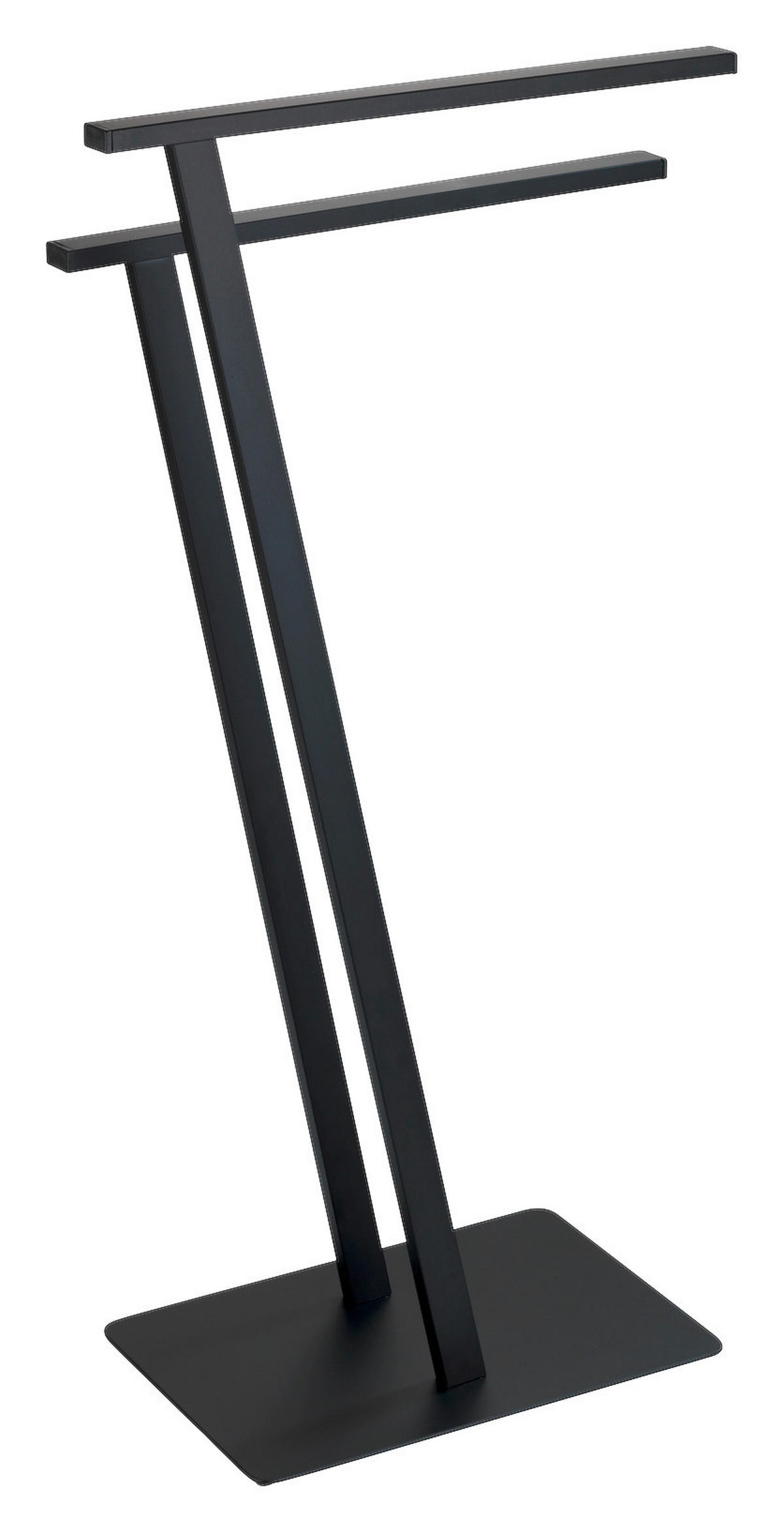 HANDTUCHHALTER Schwarz  - Schwarz, Basics, Metall (20/76,5/40cm) - Wenko