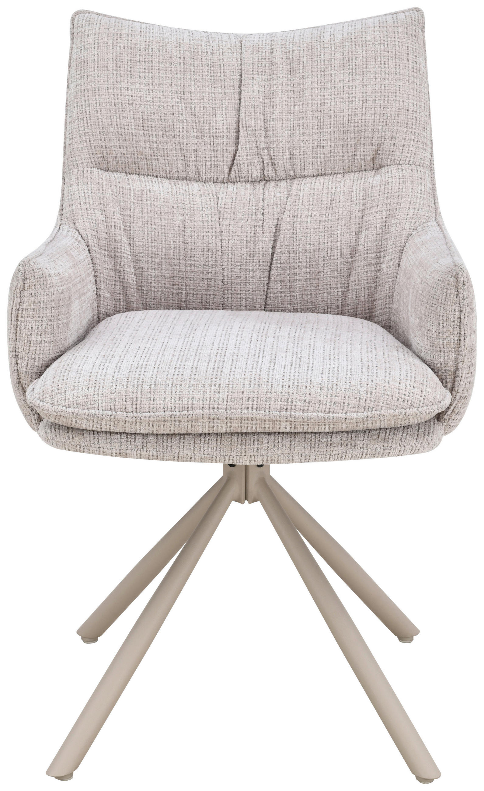 ARMLEHNSTUHL   Chenille  Beige  - Beige, MODERN, Holz/Textil (57/90/67cm) - Livetastic