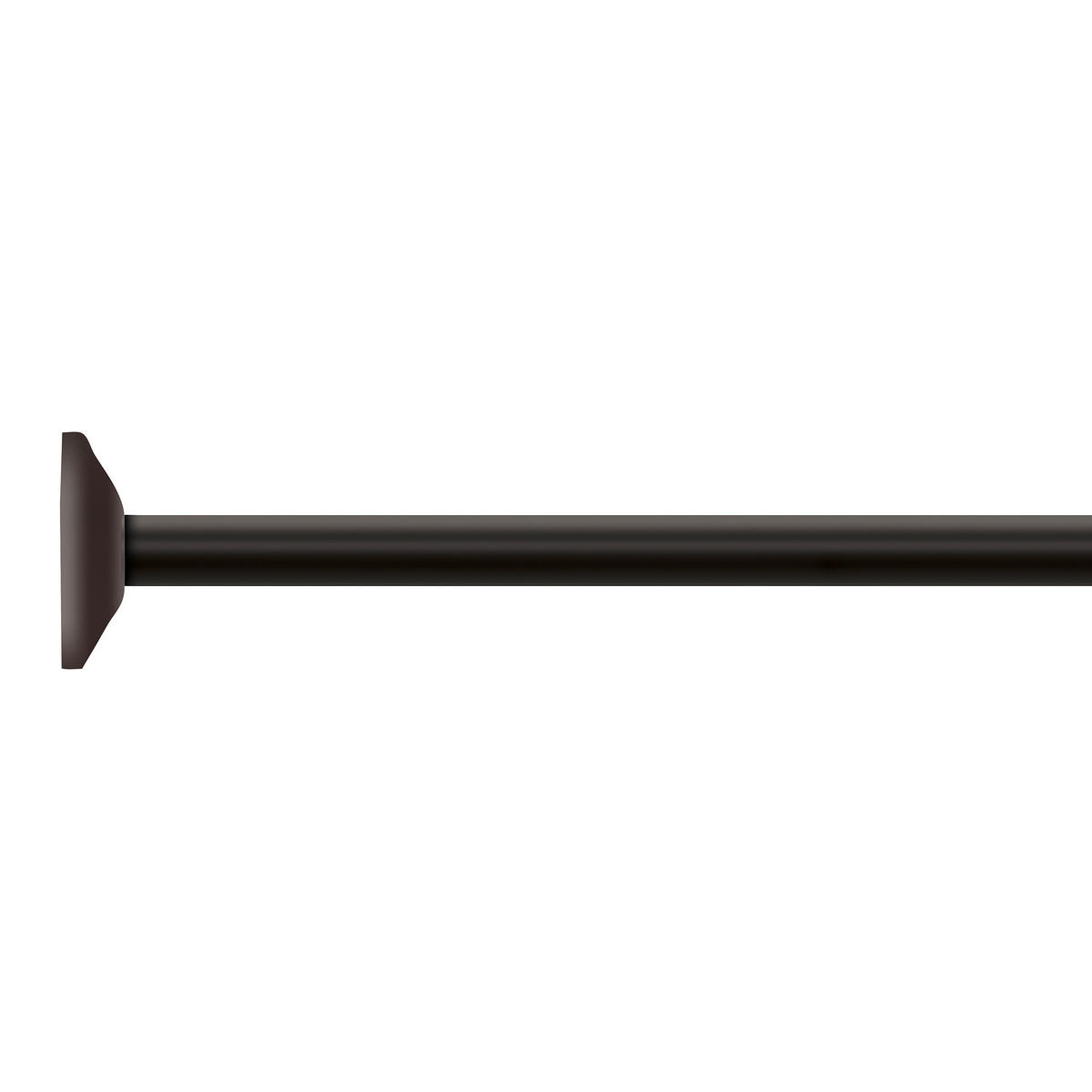 DUSCHVORHANGSTANGE MAGIC 90 cm  - Schwarz, Basics, Metall (90cm) - Spirella