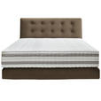 BOXSPRINGBETT 160/200 cm  in Braun  - Braun, KONVENTIONELL, Holz/Textil (160/200cm) - Dieter Knoll