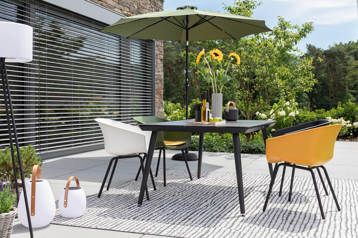 OUTDOORTEPPICH 140/200 cm Parkland Anthrazit, Beige  - Anthrazit/Beige, KONVENTIONELL, Textil (140/200cm) - Schöner Wohnen